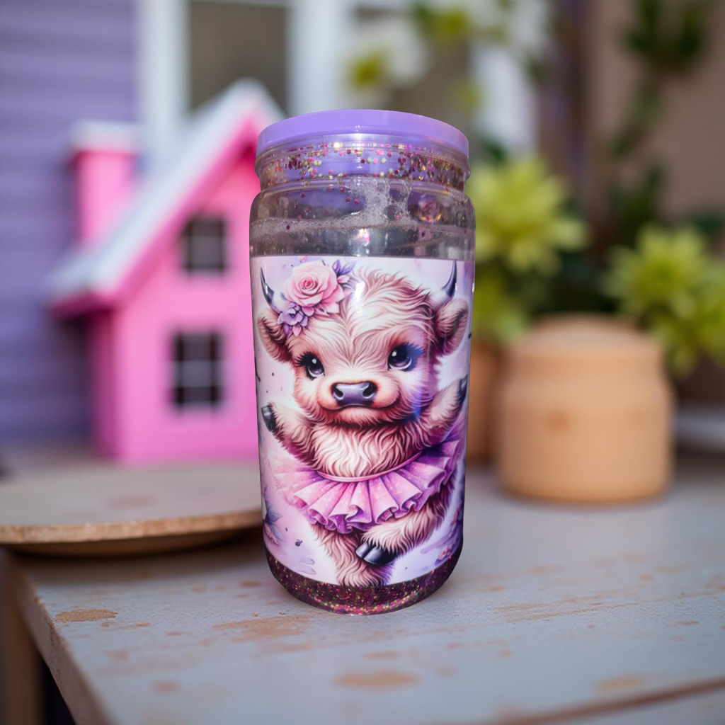 16oz snow globe cup