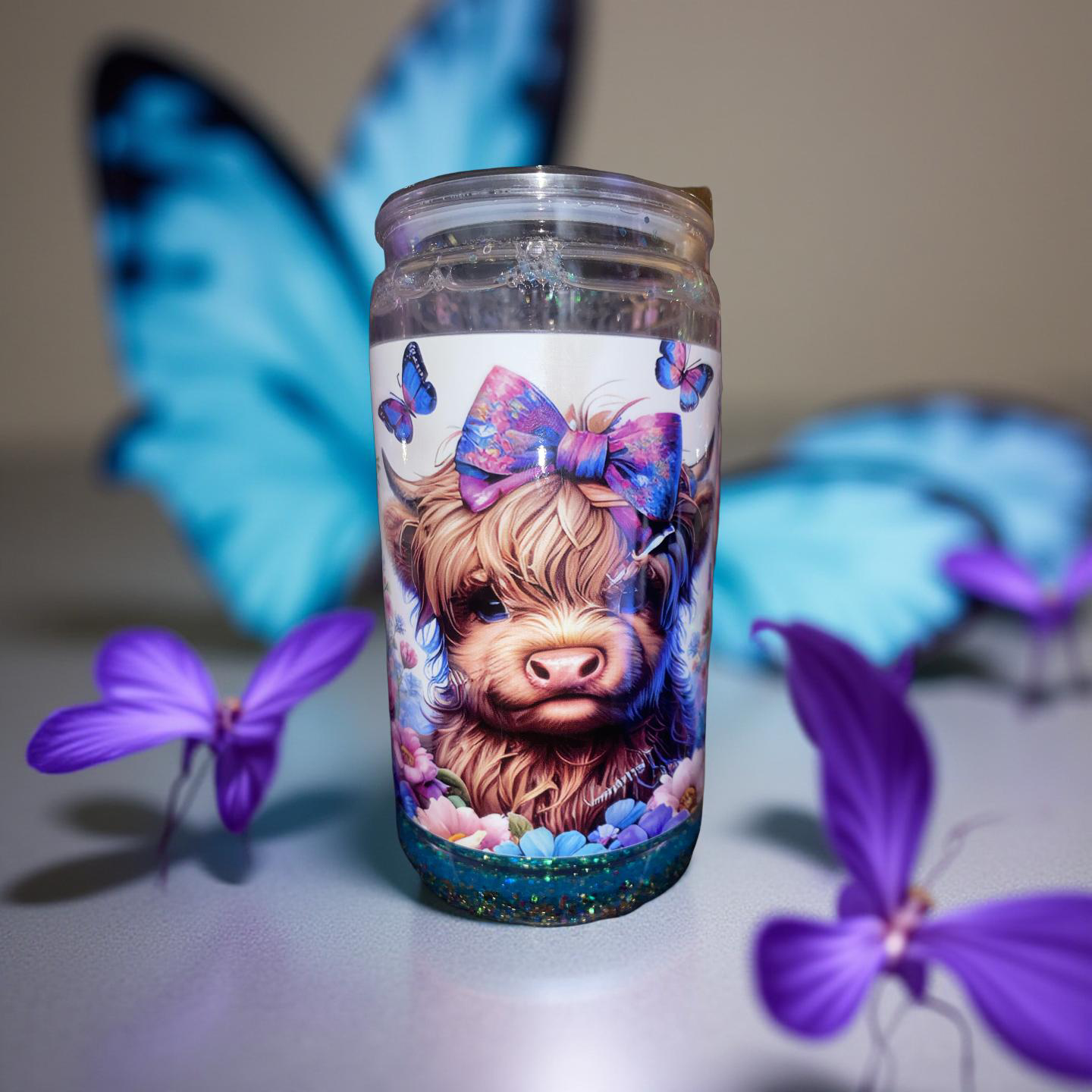 12oz snow globe cup
