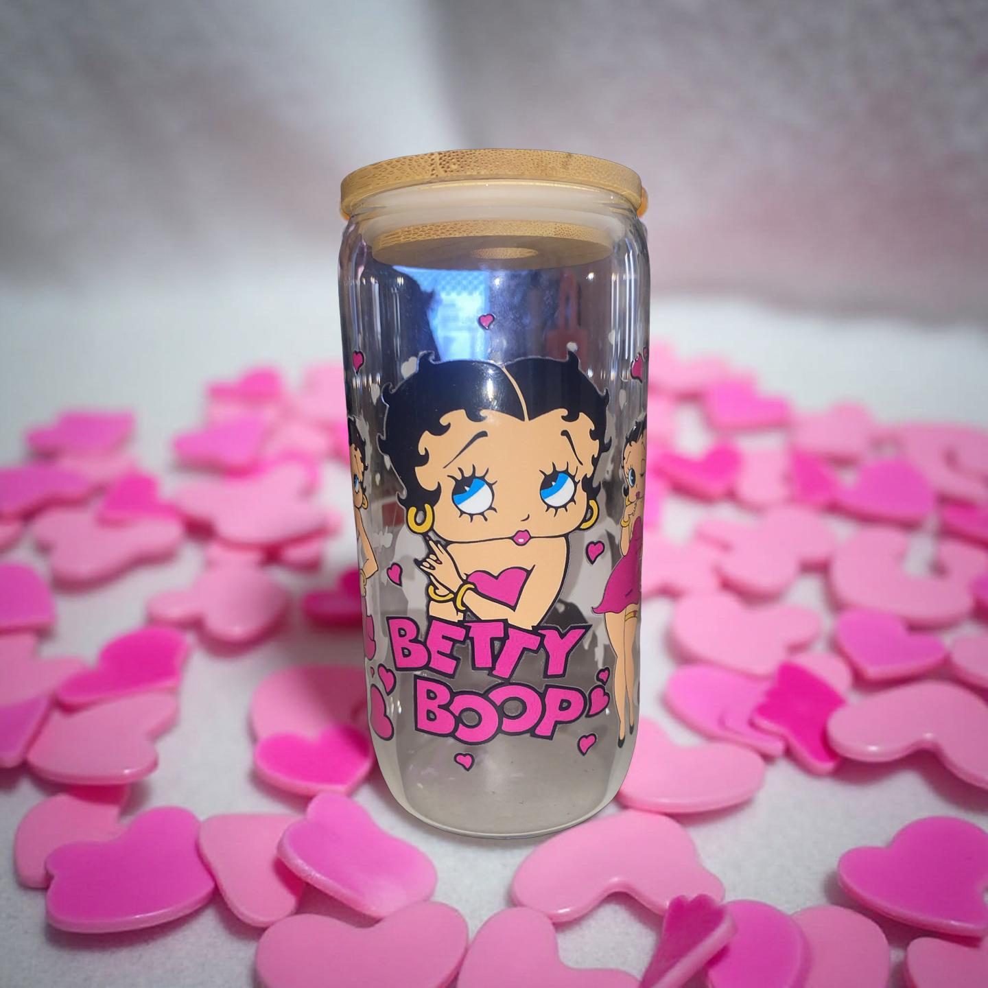 16oz glass cup