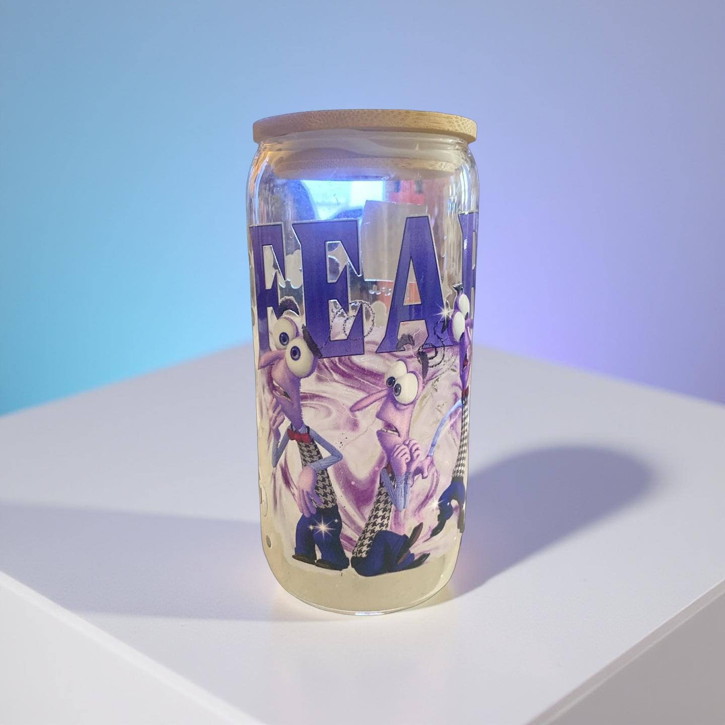 16oz glass cup