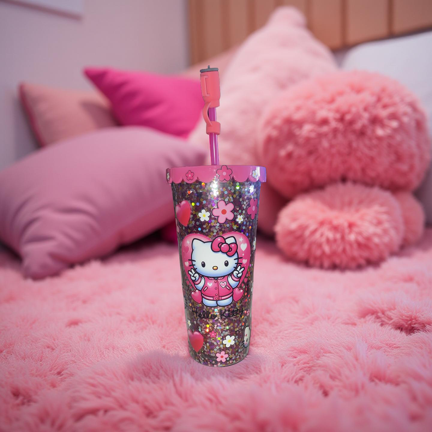 20oz glitter cup