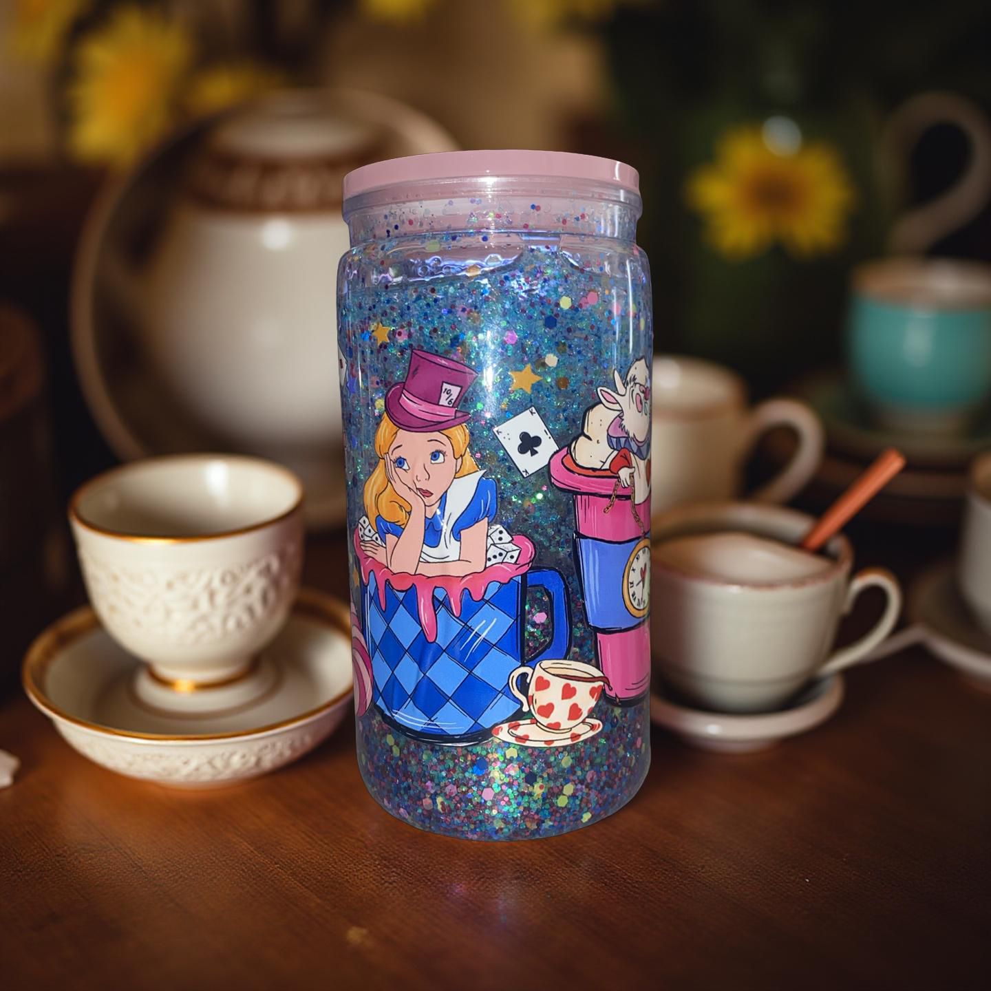 12oz snow globe cup