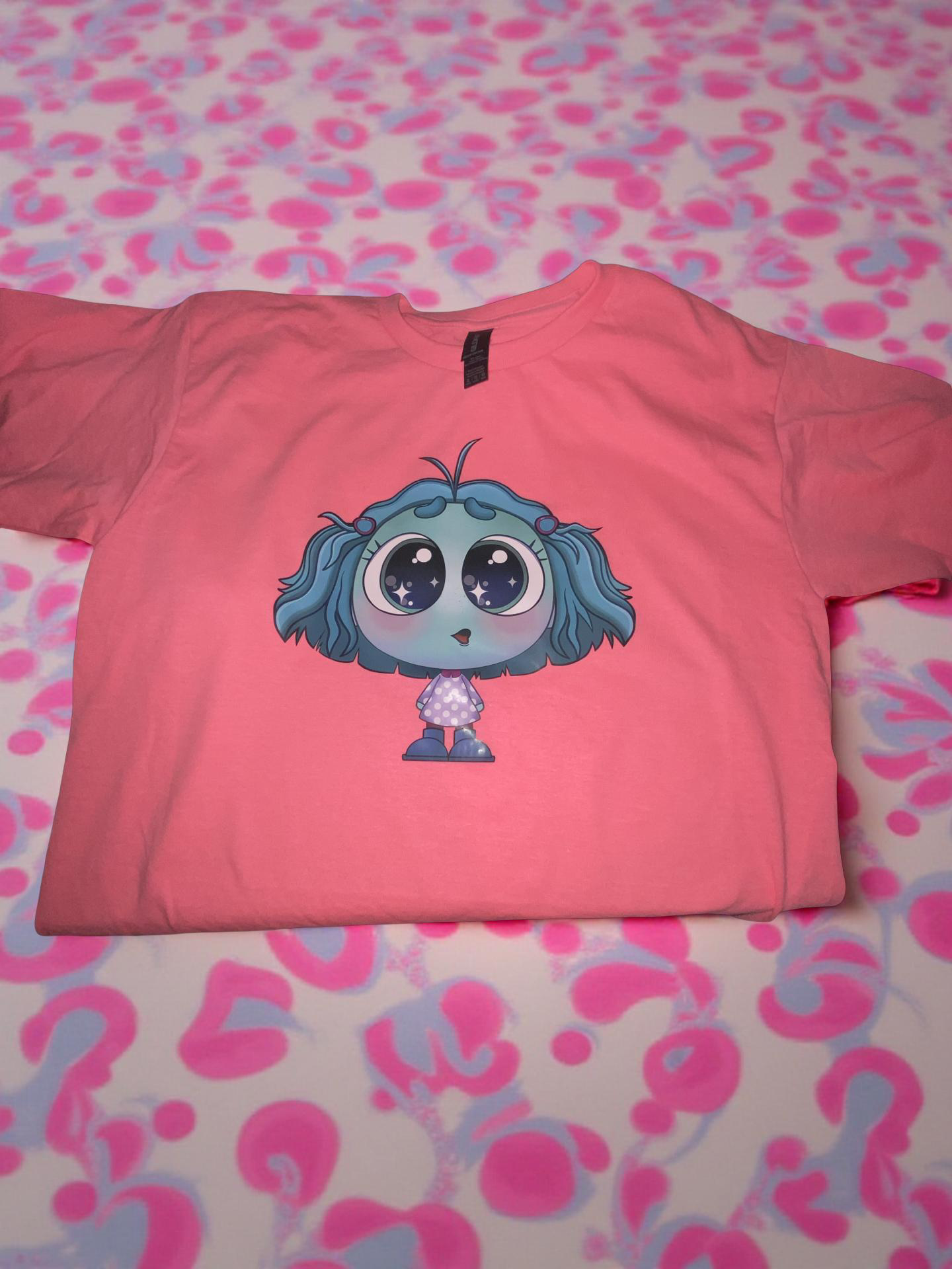 Pink inside out t-shirt